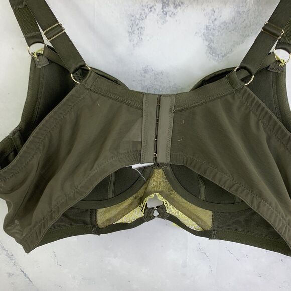 Playful Promises Bra y2k Gabi Fresh Lace 38C Balcony coquette Green romantic - Picture 9 of 11